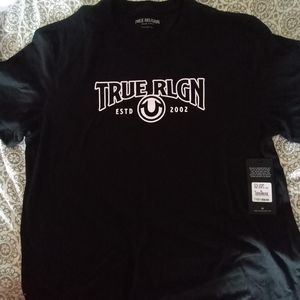 Black xl Tru religion shirt